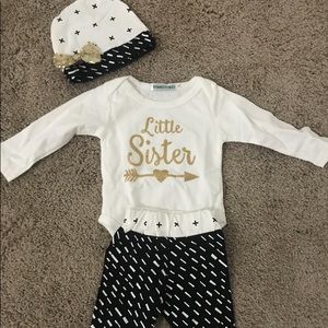 Newborn take home outfit